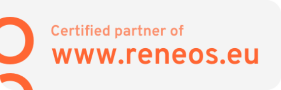 Reneos partnerbutton grey large Reneos partnerbutton grey large