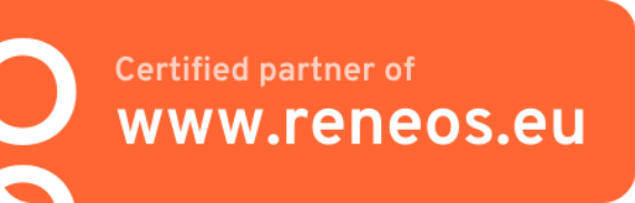 Reneos partnerbutton orange large Reneos partnerbutton orange large