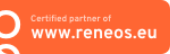 Reneos partnerbutton orange small Reneos partnerbutton orange small